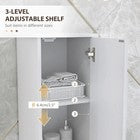 Bathroom Cabinet Cupboard Tall Free Standing Tallboy Storage Furniture 1700mm