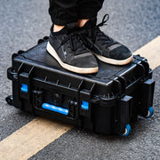 Heavy Duty Hard Rolling Tool Trolley Case with Wheels & Waterproof Camera Storag