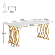 Tribesigns Executive Desk, Modern Large Office Computer Desk Conference Table