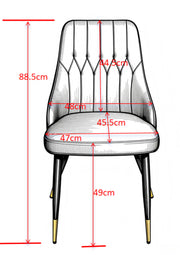 4 Velvet Dining Chairs Gold Tip Legs Beige Grey Blue Black velvet luxury