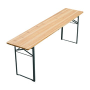 217cm Folding Wooden Beer Garden Table Trestle Picnic Bistro BBQ Desk Outdoor UK