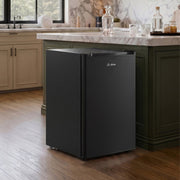 63L Under Counter Fridge Freezer Freestanding Drinks Cooler Low Noise Home Hotel