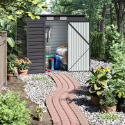 6x4ft Outdoor Storage Garden Shed Large Tool Utility Organizer House W/ DoorVent