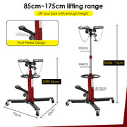 Hydraulic Transmission Jack 0.5T Heavy Duty Gearbox Auto Part Lifter Hoist Stand