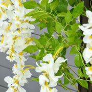 Artificial Plant White Wisteria Tree in Pot Plant for Decor, 160cm