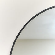 Large Black Arched Wall / Leaner Mirror - 180cm x 80cm minimal modern decor