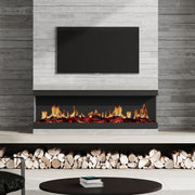 LED Fireplace Media Wall Fire Wall Mounted/Free Standing Electric Heater 50 60