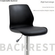 2PCS Bar Stools Adjustable Breakfast Swivel Gas Lift Chair Kitchen Cafe Pub Tool