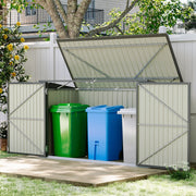 Outdoor Lockable Bicycle Shed Bike Storage Tool Box Garden Garbage Bin Sheds UK