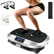 3D Vibration Plate 200W 120 Levels Full Body Trainer with Bands Remote