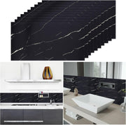 10-72X IXPE Marble Tiles Wall Sticker Self-Adhesive Stick Kitchen Bathroom Decor