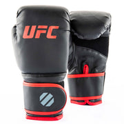 UFC Youth Boxing Set 6oz Gloves & 5kg Punch Bag Kids Training PVC Black