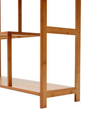 Tall Bookcase Free Standing Storage Shelving Open Wooden Bookshelf Room Divider