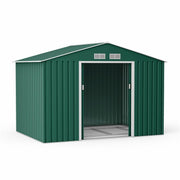 Metal Shed Outdoor Garden Storage 7x4 - 11x14 Apex Roof Galvanised Steel Ranger