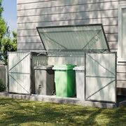 Galvanized Steel Garden Bicycle Storage Bike Tool House Outdoor Wheelie Bin Shed