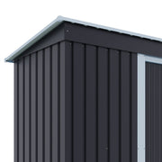 Metal Garden Shed Utility Tools Storage Outdoor Organizer House Pent Roof-5X3FT