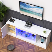 148CM LED TV Stand Unit Modern TVs Gaming Entertainment Center with Cabinet