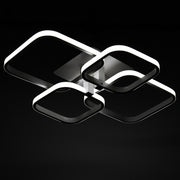 Modern Square 4-Head Ceiling Chandelier Lights LED Kitchen Living Room Home Lamp