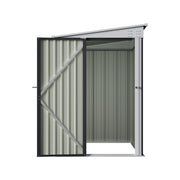 4ft x 6ft Lean to Garden Shed Metal Steel Outdoor Storage Shed Small Tool House
