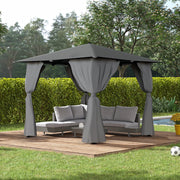 Aluminium Pergola Outdoor Garden Gazebos Summer Gazebo Large Canopy Patio Awning
