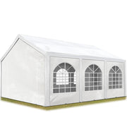 4x6m Marquee Gazebo Shelter Party Tent, PE 450 N white