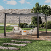 Outdoor Pergola Awning Gazebo Canopy Furniture Barbecue Party Garden Shelter