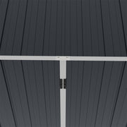 Anthracite Metal Garden Shed Outdoor Tools Storage Sheds Small House Bin Sheds