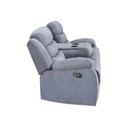 Roma | Grey, Dark Grey | Linen Recliner Sofa 3, 2, 1 Seater | Sofa