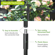 1x,2x Outdoor Garden Metal Obelisk Climbing Plant Support Frame Trellis 1.7M