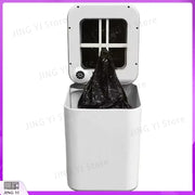 20L Smart Trash Can Automatic Sealing Disposable Bag Sensor Waste Bin for Kitchen Bathroom Home Robot Vacuum Compatible White