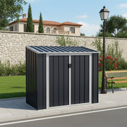 Garden Storage Shed Bike Metal Pent Tool House Galvanized Steel Storage Chest