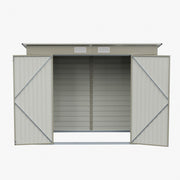 8 x 4ft Garden Storage Shed Double Door Pent Roof for Patio Backyard Bike Tool