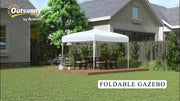 3 x 3m Garden Pop Up Gazebo Marquee Party Tent Wedding Canopy White