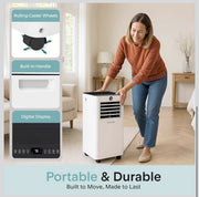 SereneLife Portable Air Conditioner 7000 BTU with Heating,Cooling, Dehumidifier