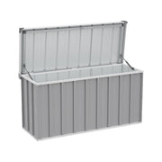 Metal Storage Sheds Waterproof Lockable Garden Deck Box Storage Container Box