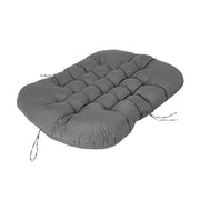 Egg Chair Cushion Double Head Rest Pillow Outdoor Garden Filled Water Resistant