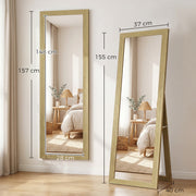 Full Length Mirror 37 x 157 cm Hanging and Freestanding Tall Mirror Refurbished