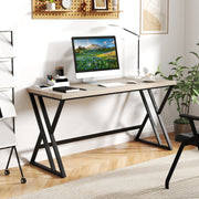 150 CM Computer Desk Large Industrial Office Desk w/Heavy-duty Metal Frame
