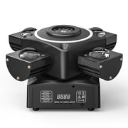 140W RGBW LED Laser Beam 4Arms Moving Head Stage Light DMX DJ Disco Party Lights