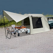 Portable Car Tent Attachment For Camping Waterproof Car Awning Outdoor Tent New