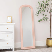 Full Length Pale Pink Leaner & Wall Mirror - 47cm x 142cm