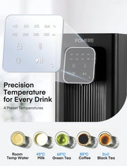 2.5L Instant Filtered Hot Water Dispenser/Kettle +3 Filters 45°-100°C 150-500ml