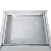 White Steel Lockable Post Box Outdoor Letter Mail Postbox Top-loading New