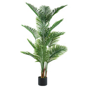 6FT Artificial Palm Tree IndoorTall Faux Tree Lifelike Leaves Tropical Areca