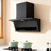 Angled Cooker Hood 90cm Chimney Cooker Hood & 900m³/h Strong Suction, LCD Touch