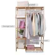 Heavy Duty Clothes Rail Rack Garment Hanging Display Stand Shoe Storage Shelves