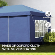 3 x 6m Heavy Duty Pop-Up Gazebo Curtain Walls Windows Wedding Marquee Party Tent