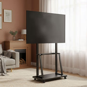 Mobile Floor Standing TV Trolley Cart Mount Bracket TV Stand for 32-75 Inch TVs