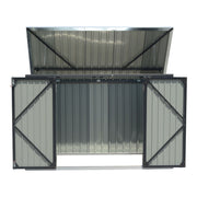 Lockable Metal Garden Patio Bin Store Bicycle Bike Tools Sheds Storage Container