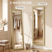 Full Length Mirror 37 x 157 cm Hanging and Freestanding Tall Mirror Refurbished